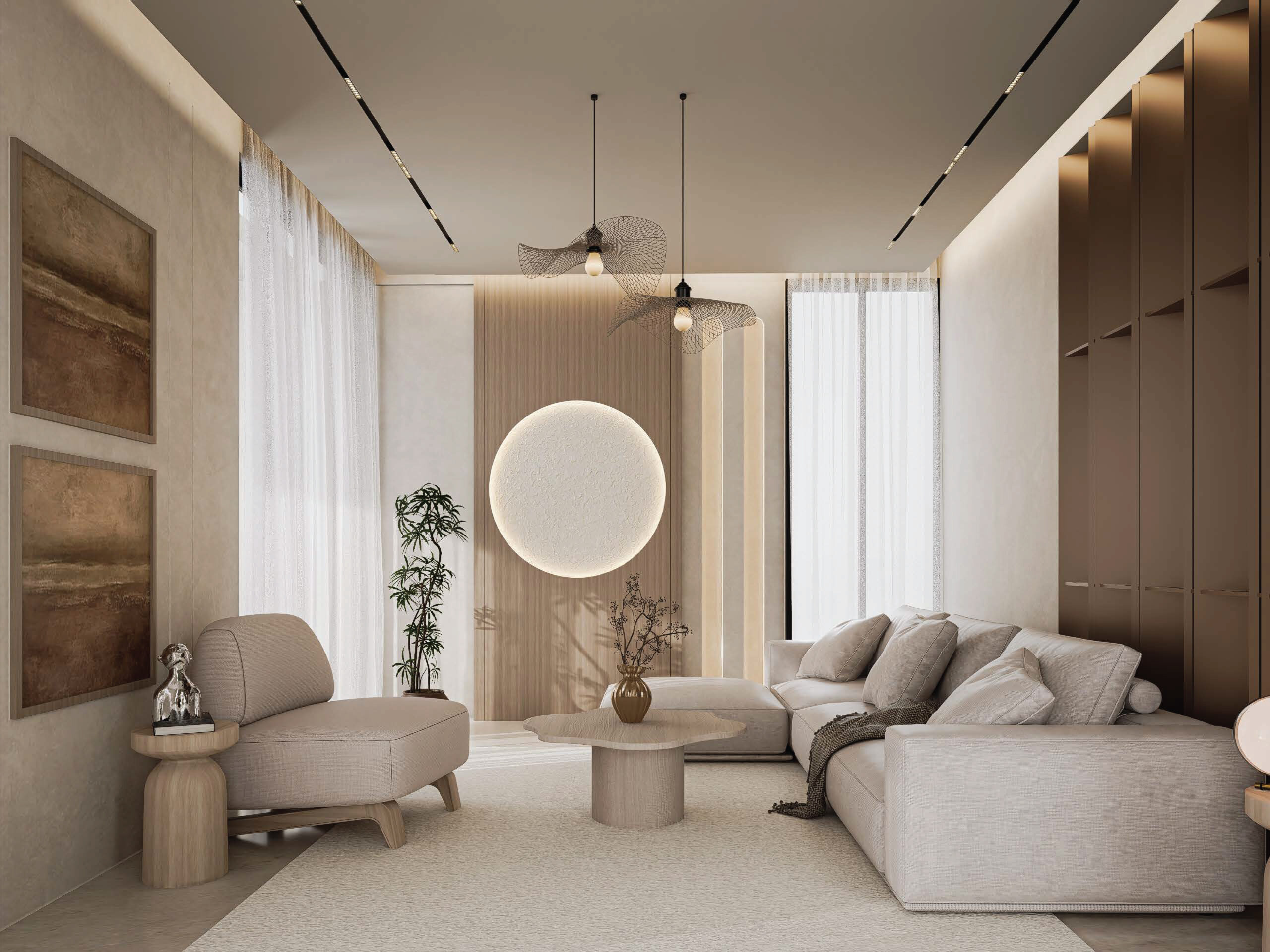 5 BHK Tilal Al Ghaf Villa Interior Design Dubai - ZZI Interiors