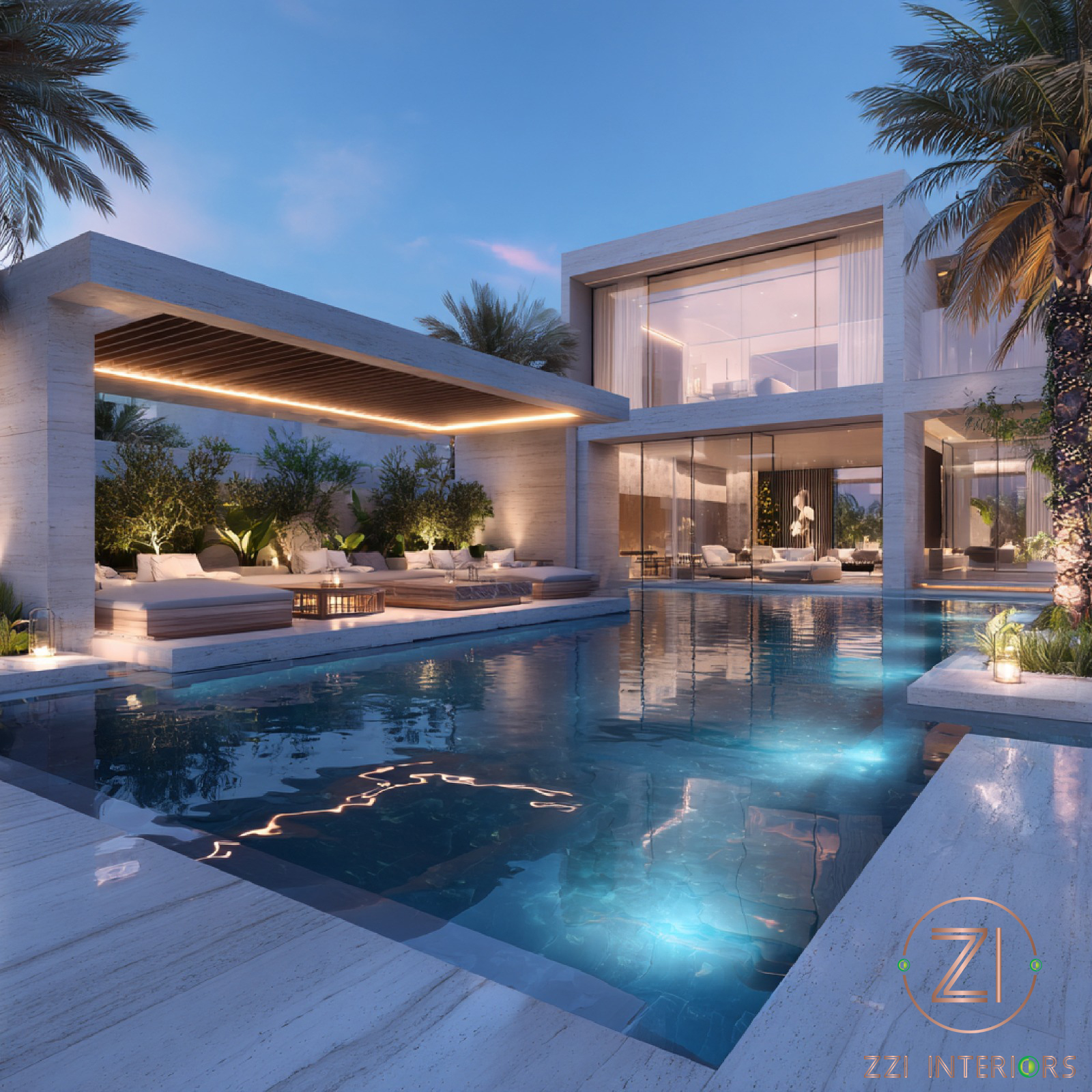 Luxury swimming pool design for Dubai villa in 2026