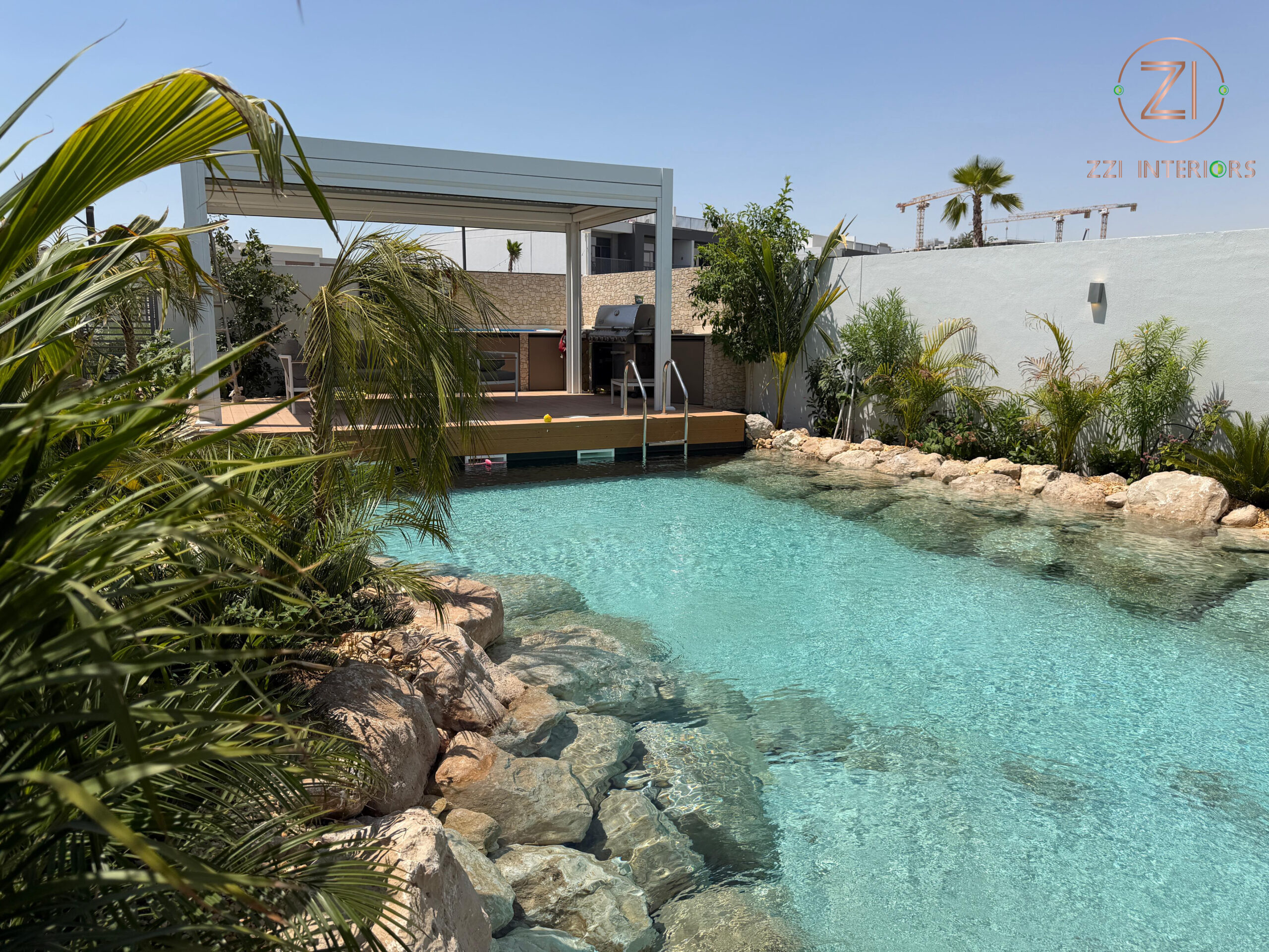 lagoon pool design Dubai
