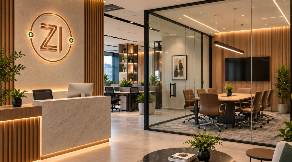 Office fit-out Dubai project by ZZI Interiors